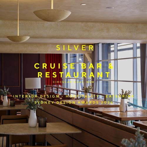 LK News CRUISE BAR & RESTAURANT, SYDNEY DESIGN AWARDS 2026 LK News CRUISE BAR & RESTAURANT, SYDNEY DESIGN AWARDS 2026